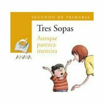 Blister &quot;Aunque Parezca Mentira&quot; Tres Sopas. Primaria (Libro+Cuaderno Act.). Anaya