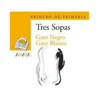 Blister &quot;Gato Negro Gato Blanco&quot; Tres Sopas. Primaria (Libro+Cuaderno Act.). Anaya