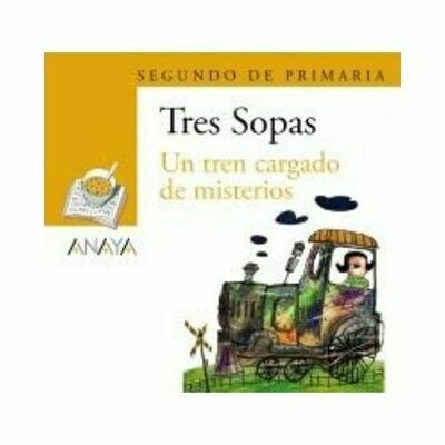 Blister &quot;Un Tren Cargado de Misterios&quot; Tres Sopas. Primaria (Libro+Cuaderno Act.). Anaya