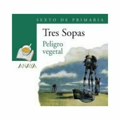 Blister &quot;Peligro Vegetal&quot; Tres Sopas. Primaria (Libro+Cuaderno Act.). Anaya