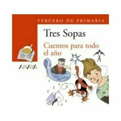 Blister &quot;Cuentos para Todo el Año&quot; Tres Sopas. Primaria (Libro+Cuaderno Act.). Anaya