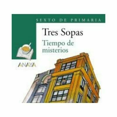 Blister &quot;Tiempo de Misterios&quot; Tres Sopas. Primaria (Libro + Cuaderno Act.). Anaya