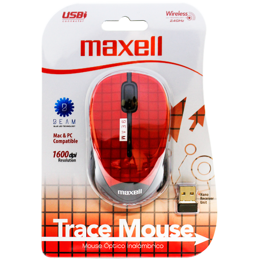 Mouse Inalambrico USB MOWL-250 Rojo