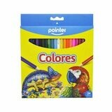 Lapices de Colores Largos Pointer 24/1