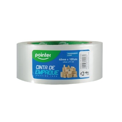 Cinta Adhesiva Transparente 2&quot; 100yd Pointer