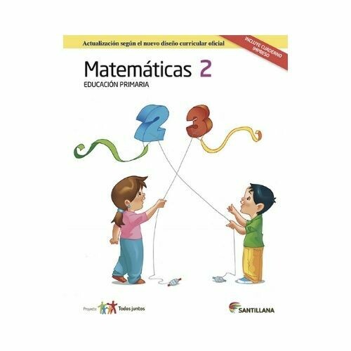 Pack Matematicas 2. Primaria. Serie Todos Juntos 2017. Santillana