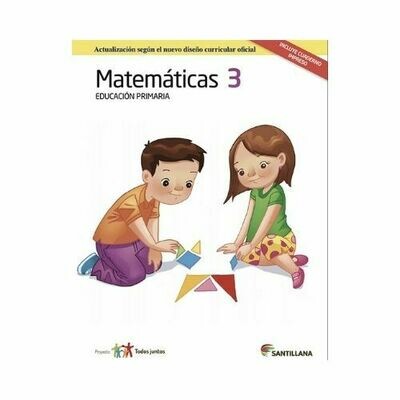 Pack Matematicas 3. Primaria. Serie Todos Juntos 2017. Santillana