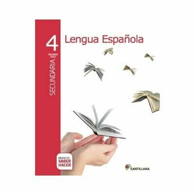 Pack Lengua Española 4. Secundaria. Serie Saber Hacer. Santillana