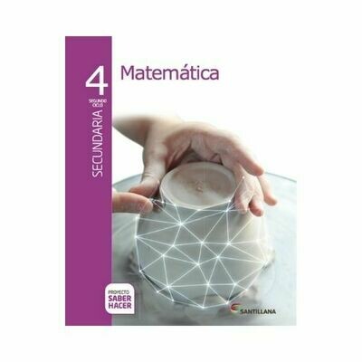 Pack Matematicas 4. Secundaria. Serie Saber Hacer. Santillana