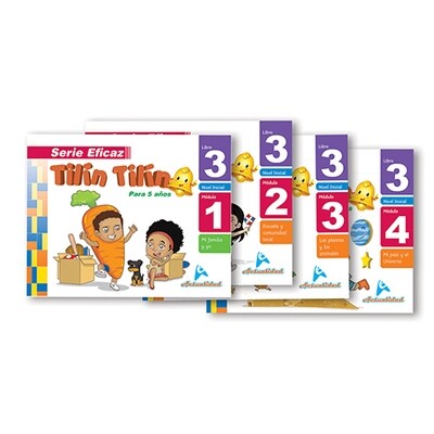 Libro Tilin Tilin 3. Serie Eficaz. Nivel Inicial. Actualidad