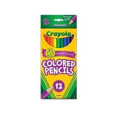 Lapices de Colores Largos 12/1 Crayola