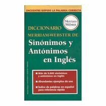 Diccionario Sinonimos y Antonimos en Ingles. Merriam-Webster