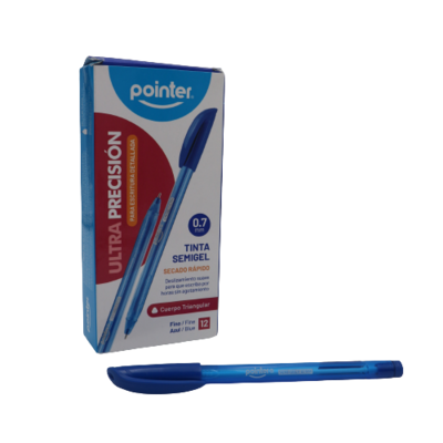 Boligrafo (Lapicero) Azul Pointer 1.0mm 12/1