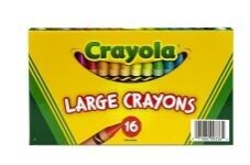 Crayones Largos 16 unidades, Crayola