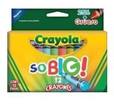 Crayones de Cera Extra Grande (So Big) Crayola