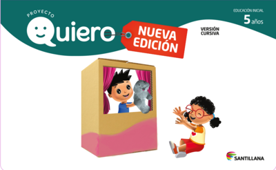 Carpeta Quiero 5 Años Cursiva. Nivel Inicial. Santillana (Nueva Edición)