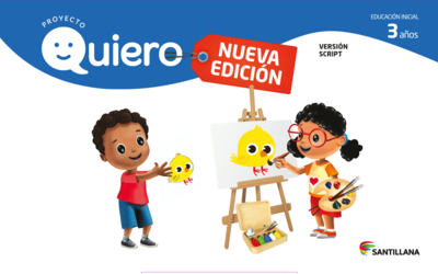 Carpeta Quiero 3 Años Script. Nivel Inicial. Santillana (Nueva Edicion)