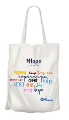 Bolsa Blanca Reusable, Hope For Autism DR