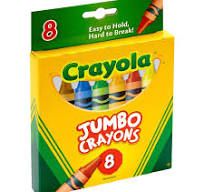 Crayones de Cera Jumbo, 8/1 Crayola