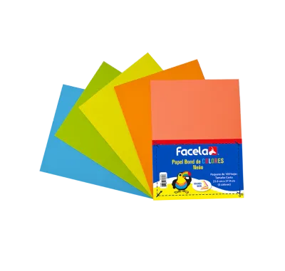 Papel Bond Facela Colores Intensos Surtidos 50/1