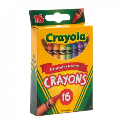 Crayones de cera regular. 16/1  Crayola