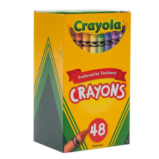 Crayones de cera regular. 48/1  Crayola