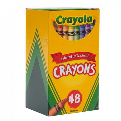 Crayones de cera regular. 48/1  Crayola