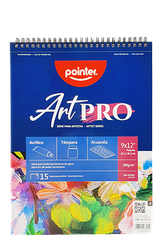 Libreta de dibujo ART PRO 9x12 300g/m2 Pointer