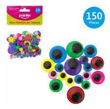 Ojitos Moviles Tamano y Colores Surtidos Pointer 150/1