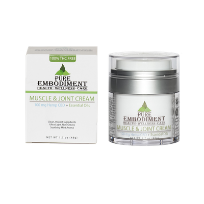 Pure Embodiment - 100mg CBD Muscle &amp; Joint Cream 1.7 oz