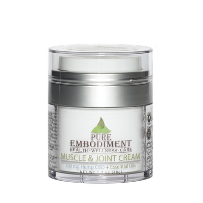 Pure Embodiment - 100mg CBD Muscle &amp; Joint Cream 1.7 oz