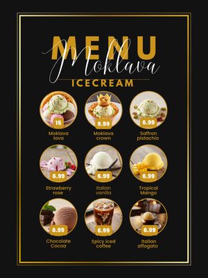 MOKLAVA  Menu