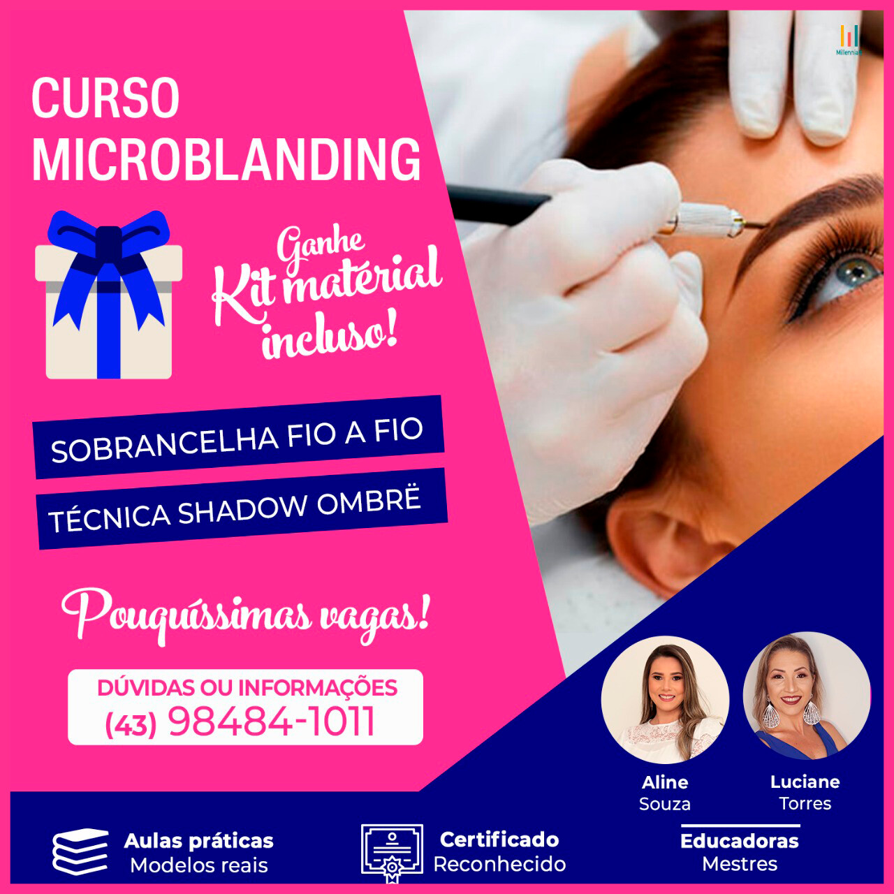 Curso Microblading (Tebori) - 29 a 30/06 Londrina
