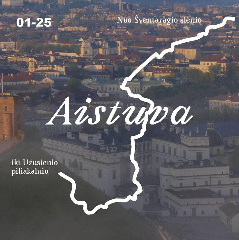Aistuva. Nuo Šventaragio slėnio iki Užusienio piliakalnių. Bilietas į žygį 01-25
