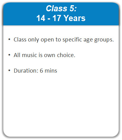 Class 5: 14 - 17 Years