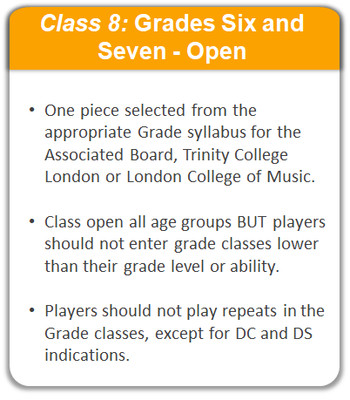 Class 8: Grades Six and Seven - Open