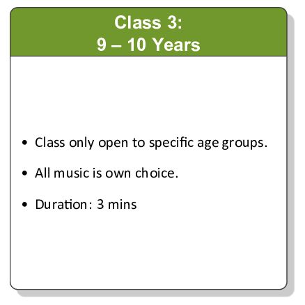 Class 3: 9 - 10 Years