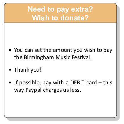 Top-up or Donate