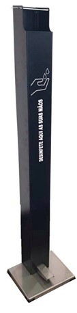 Dispensador de Alcool Gel com Pedal e Base em Inox Dispensador de Alcool Gel com Pedal e Base em Inox