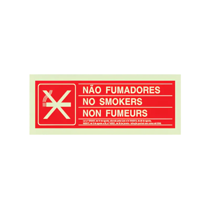 Sinaletica Proibido Fumar - PVC Opaco 200x70