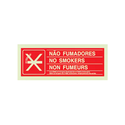 Sinaletica Proibido Fumar - PVC Opaco 200x70 Sinaletica Proibido Fumar - PVC Opaco 200x70