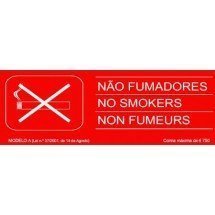 Sinaletica Proibido Fumar - PVC Opaco 200x70