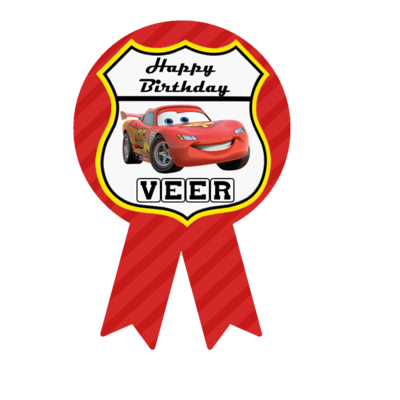 McQueen Car - Badges (10 Pcs)