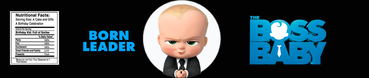 Boss Baby Water Bottle Wrappers (10Pcs)