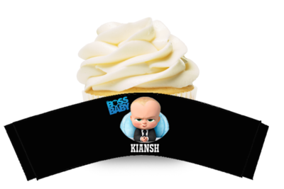 Boss Baby CupCake Wrappers (10Pcs)