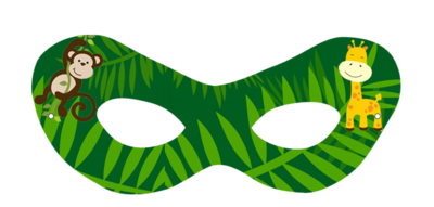 Jungle Eyemasks (10 Pcs)
