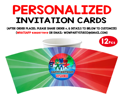 PJ Masks Disposable Paper Cup (12 Pcs)