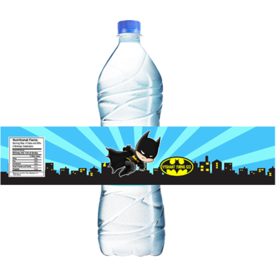 Batman Water Bottle Wrappers (10Pcs)