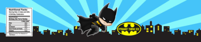 Batman Water Bottle Wrappers (10Pcs)