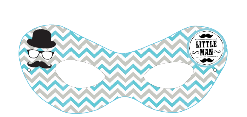 Little Man (Mustache) Eyemasks (10 Pcs)